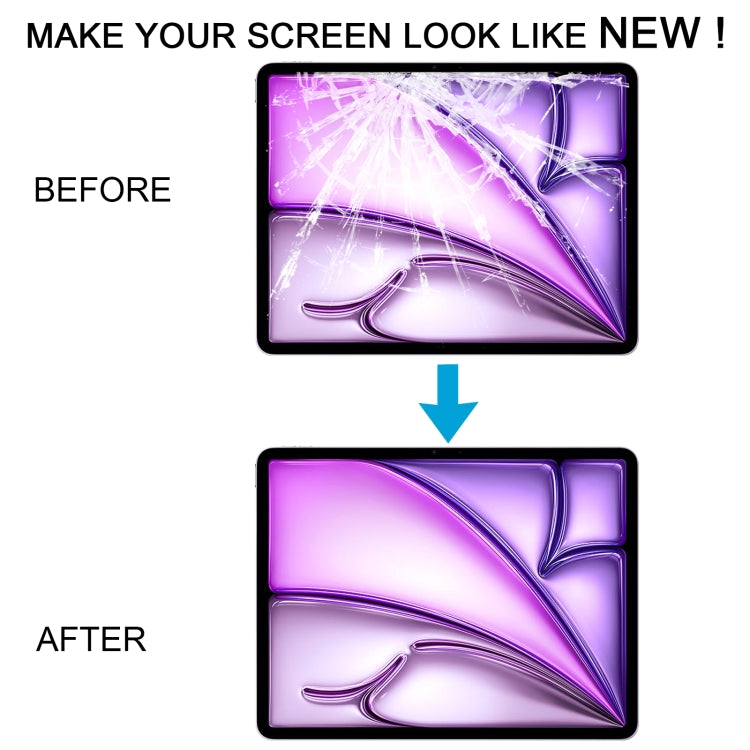 For iPad Air 13 2024 A2903 A2904 A2898Front Screen Outer Glass Lens with OCA Optically Clear Adhesive by buy2fix