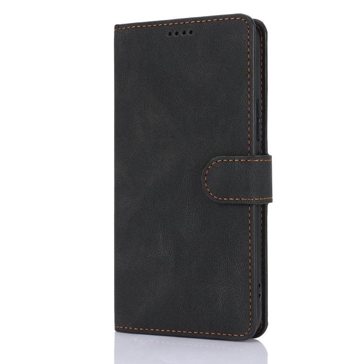 For Samsung Galaxy S25 5G Fantasy Skin-feel Calfskin Texture Leather Phone Case(Black) by buy2fix