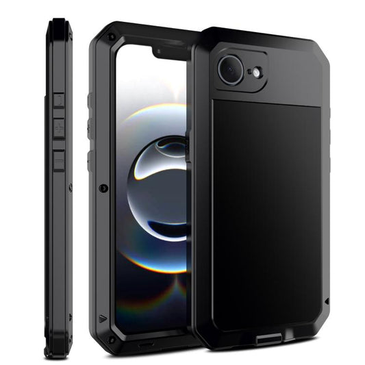 For iPhone 16e Shockproof IP54 Life Waterproof Phone Case(Black) - iPhone 16e Cases by buy2fix | Online Shopping UK | buy2fix