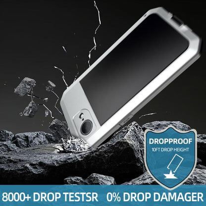 For iPhone 16e Shockproof IP54 Life Waterproof Phone Case(Silver) - iPhone 16e Cases by buy2fix | Online Shopping UK | buy2fix