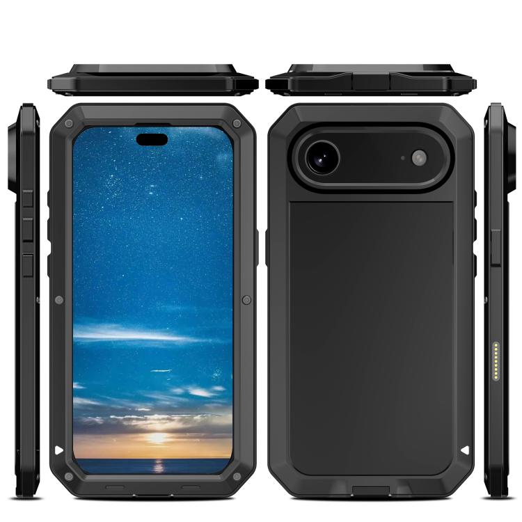 For iPhone Air Shockproof IP54 Life Waterproof Phone Case(Black) - iPhone Air Cases by buy2fix | Online Shopping UK | buy2fix