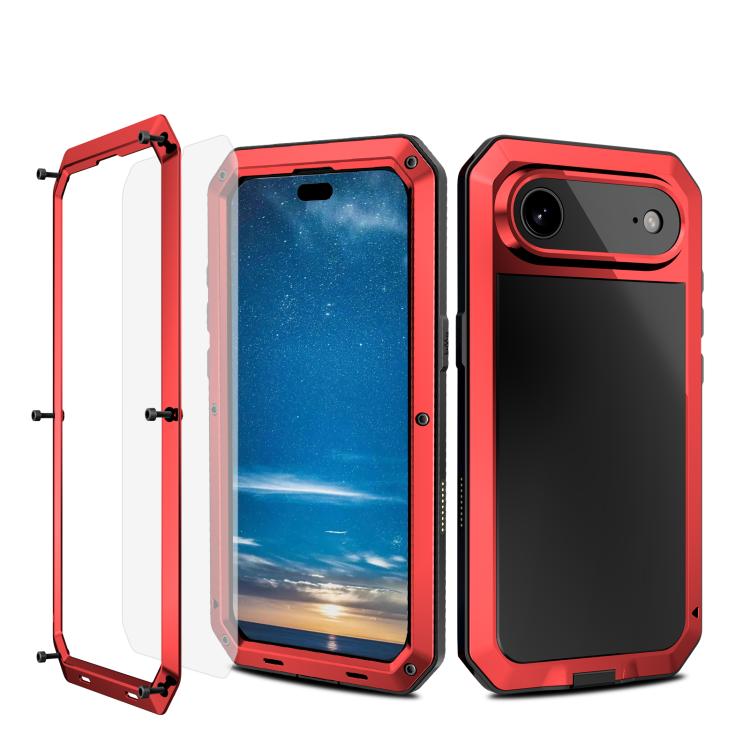 For iPhone Air Shockproof IP54 Life Waterproof Phone Case(Red) - iPhone Air Cases by buy2fix | Online Shopping UK | buy2fix