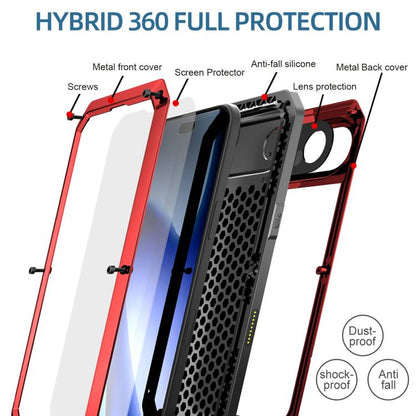 For iPhone Air Shockproof IP54 Life Waterproof Phone Case(Red) - iPhone Air Cases by buy2fix | Online Shopping UK | buy2fix
