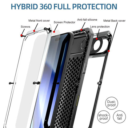 For iPhone Air Shockproof IP54 Life Waterproof Phone Case(Silver) - iPhone Air Cases by buy2fix | Online Shopping UK | buy2fix