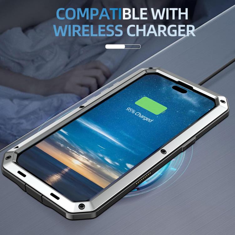 For iPhone Air Shockproof IP54 Life Waterproof Phone Case(Silver) - iPhone Air Cases by buy2fix | Online Shopping UK | buy2fix