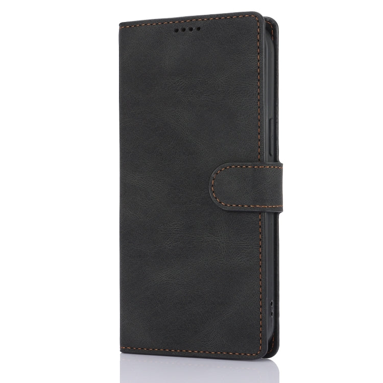 For iPhone 16 Pro Fantasy Skin-feel Calfskin Texture Leather Phone Case(Black) by buy2fix