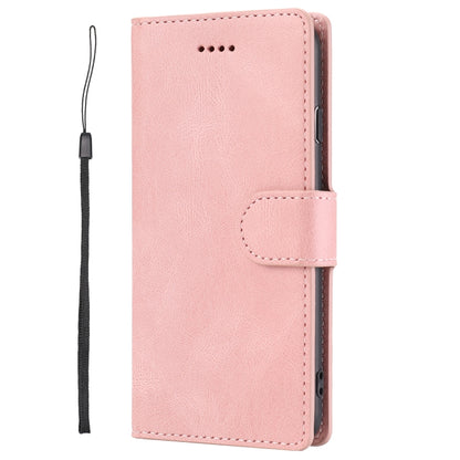 For iPhone SE 2024 Fantasy Skin-feel Calfskin Texture Leather Phone Case(Pink) - More iPhone Cases by buy2fix | Online Shopping UK | buy2fix