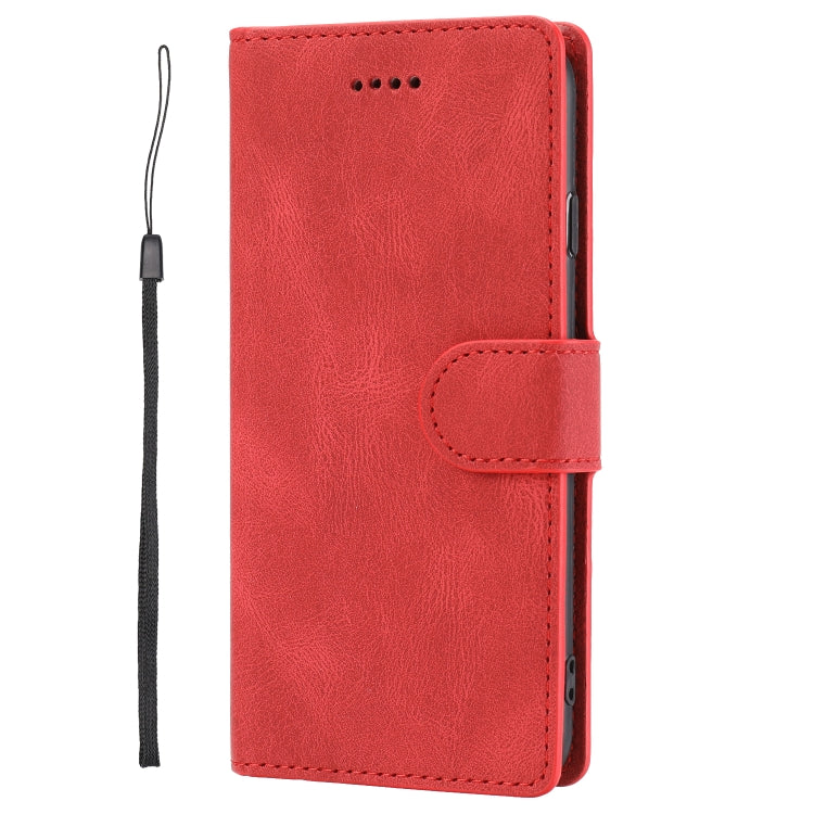 For iPhone SE 2024 Fantasy Skin-feel Calfskin Texture Leather Phone Case(Red) - More iPhone Cases by buy2fix | Online Shopping UK | buy2fix