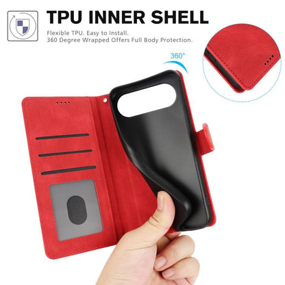 For iPhone Air Fantasy Skin-feel Calfskin Texture Leather Phone Case(Red) - iPhone Air Cases by buy2fix | Online Shopping UK | buy2fix