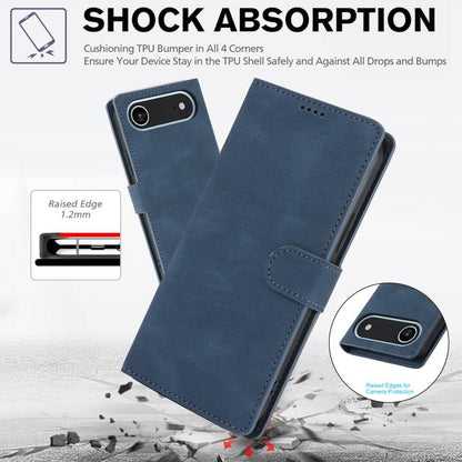For iPhone Air Fantasy Skin-feel Calfskin Texture Leather Phone Case(Blue) - iPhone Air Cases by buy2fix | Online Shopping UK | buy2fix