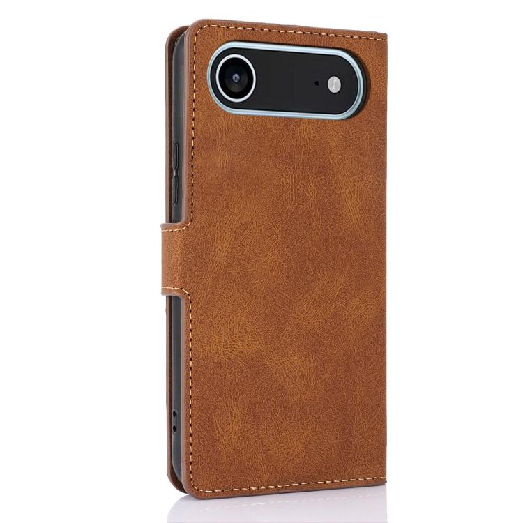 For iPhone Air Fantasy Skin-feel Calfskin Texture Leather Phone Case(Brown) - iPhone Air Cases by buy2fix | Online Shopping UK | buy2fix