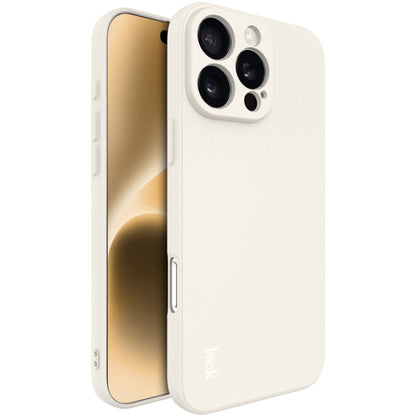 For iPhone 16 Pro imak UC-4 Series Straight Edge TPU Phone Case(White) by imak