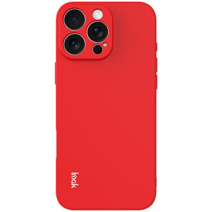 For iPhone 16 Pro imak UC-4 Series Straight Edge TPU Phone Case(Red) by imak