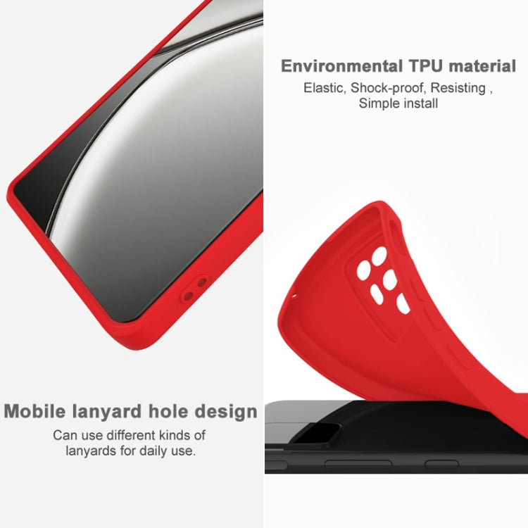 For iPhone 16 Pro imak UC-4 Series Straight Edge TPU Phone Case(Red) by imak