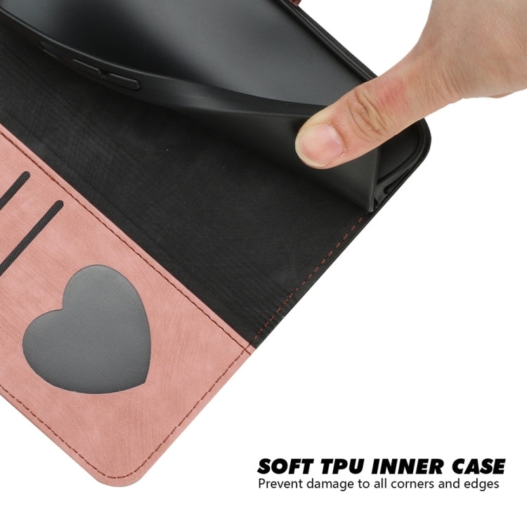 For Samsung Galaxy S25+ 5G Side Buckle Double Fold Hand Strap Leather Phone Case(Pink) - Galaxy S25+ 5G Cases by buy2fix | Online Shopping UK | buy2fix