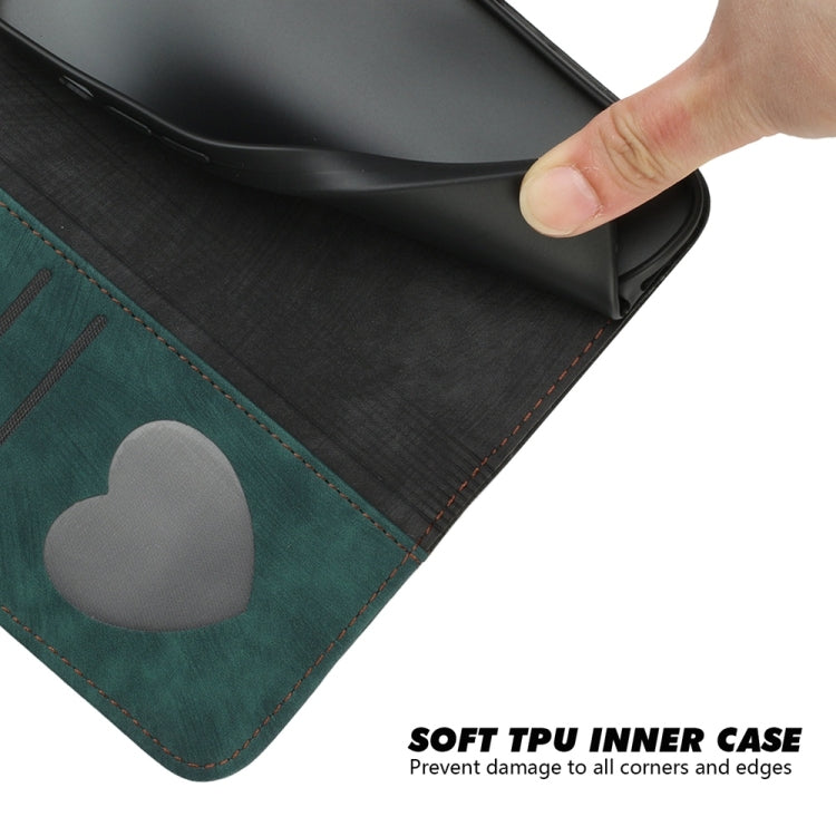 For Samsung Galaxy S25 Ultra 5G Side Buckle Double Fold Hand Strap Leather Phone Case(Dark Green) by buy2fix