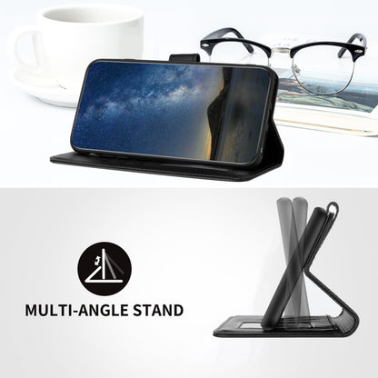 For Samsung Galaxy S25 Ultra 5G Datura Flower Embossed Flip Leather Phone Case(Black) by buy2fix