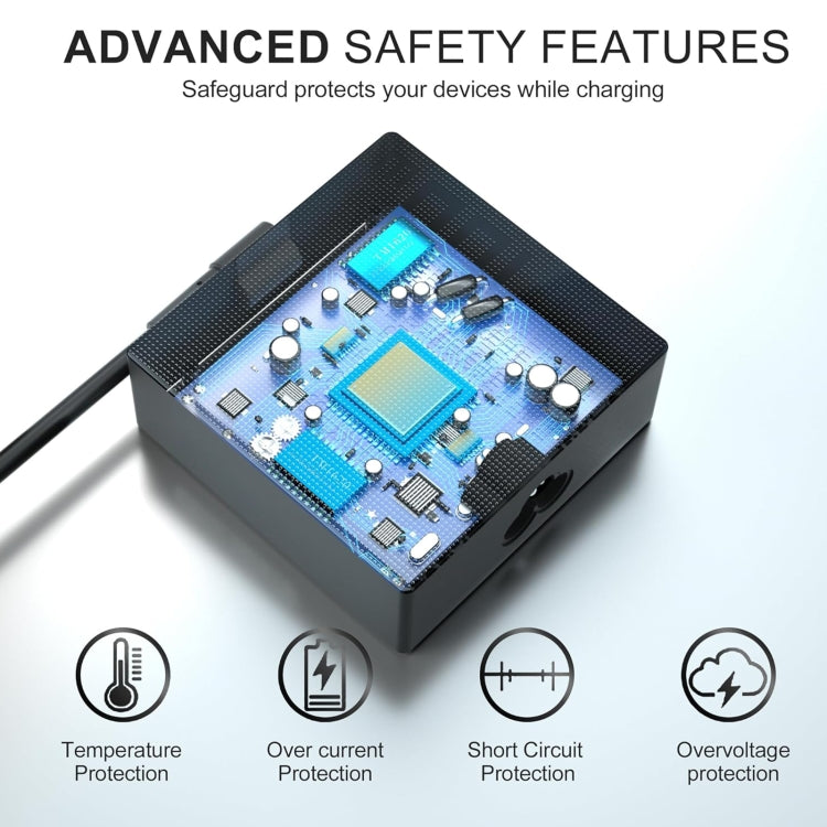 100W 20V 5A USB Type-C Plug Laptop Notebook Power Adapter For ASUS, Plug:AU Plug by buy2fix