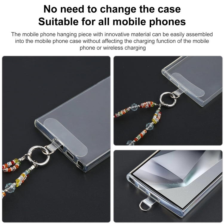 Mobile Phone Anti-lost Gorgeous Bead Chain Short Lanyard(Colorful) - Lanyards & Wrist Straps by buy2fix | Online Shopping UK | buy2fix