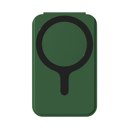 Magnetic Card Bag Phone Desktop Holder with Mirror(Dark Green) - Others Accessories by buy2fix | Online Shopping UK | buy2fix