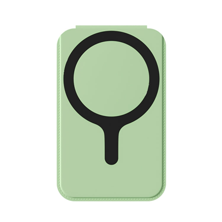 Magnetic Card Bag Phone Desktop Holder with Mirror(Matcha Green) - Others Accessories by buy2fix | Online Shopping UK | buy2fix