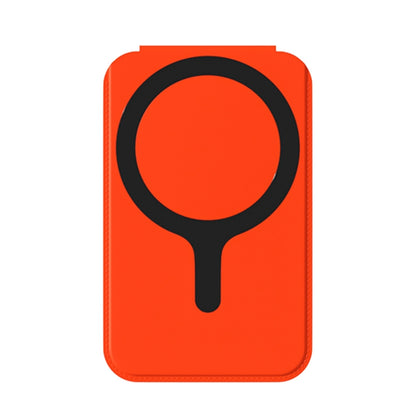 Magnetic Card Bag Phone Desktop Holder with Mirror(Orange) - Others Accessories by buy2fix | Online Shopping UK | buy2fix
