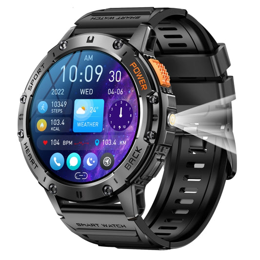 K65 1.43 inch Bluetooth Call Smart Watch, Support Heart Rate / Blood Oxygen(Black) by buy2fix