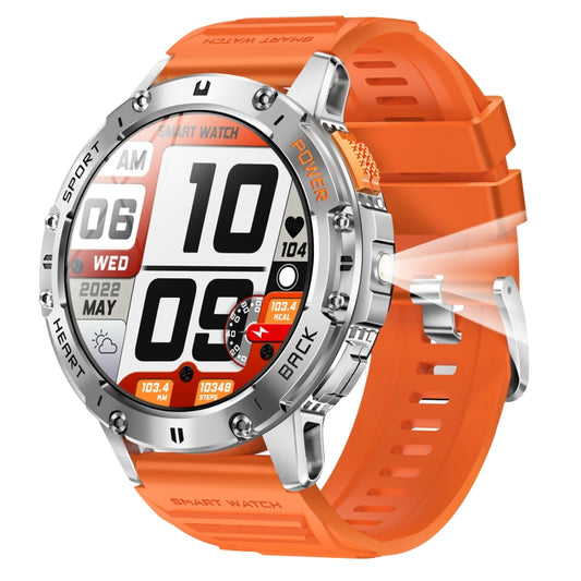 K65 1.43 inch Bluetooth Call Smart Watch, Support Heart Rate / Blood Oxygen(Orange) by buy2fix