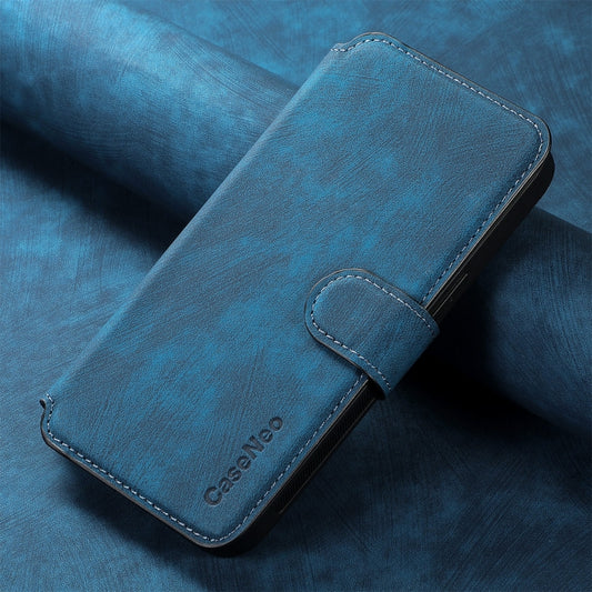 For iPhone 15 Pro Max CaseNeo MagSafe RFID Anti-theft Retro Leather Phone Case(Blue) - iPhone 15 Pro Max Cases by CaseNeo | Online Shopping UK | buy2fix