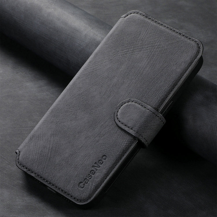For iPhone 15 Pro CaseNeo MagSafe RFID Anti-theft Retro Leather Phone Case(Black) - iPhone 15 Pro Cases by CaseNeo | Online Shopping UK | buy2fix