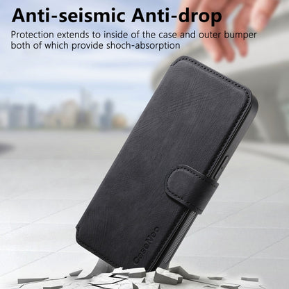 For iPhone 15 Plus CaseNeo MagSafe RFID Anti-theft Retro Leather Phone Case(Black) - iPhone 15 Plus Cases by CaseNeo | Online Shopping UK | buy2fix