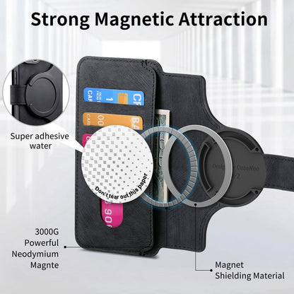 For iPhone 15 Plus CaseNeo MagSafe RFID Anti-theft Retro Leather Phone Case(Black) - iPhone 15 Plus Cases by CaseNeo | Online Shopping UK | buy2fix