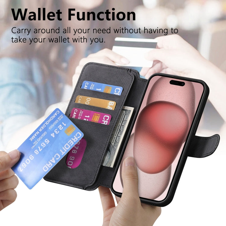 For iPhone 15 Plus CaseNeo MagSafe RFID Anti-theft Retro Leather Phone Case(Black) - iPhone 15 Plus Cases by CaseNeo | Online Shopping UK | buy2fix