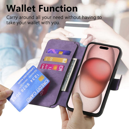 For iPhone 15 Plus CaseNeo MagSafe RFID Anti-theft Retro Leather Phone Case(Purple) - iPhone 15 Plus Cases by CaseNeo | Online Shopping UK | buy2fix