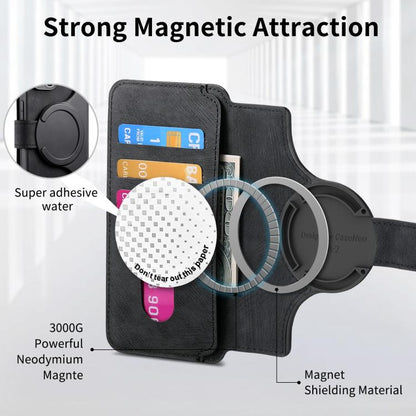 For iPhone 16e CaseNeo MagSafe RFID Anti-theft Retro Leather Phone Case(Black) - iPhone 16e Cases by CaseNeo | Online Shopping UK | buy2fix