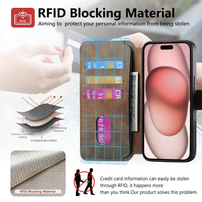 For iPhone 16e CaseNeo MagSafe RFID Anti-theft Retro Leather Phone Case(Brown) - iPhone 16e Cases by CaseNeo | Online Shopping UK | buy2fix