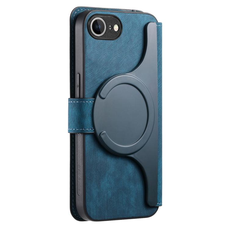 For iPhone 16e CaseNeo MagSafe RFID Anti-theft Retro Leather Phone Case(Blue) - iPhone 16e Cases by CaseNeo | Online Shopping UK | buy2fix