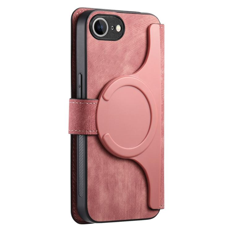 For iPhone 16e CaseNeo MagSafe RFID Anti-theft Retro Leather Phone Case(Pink) - iPhone 16e Cases by CaseNeo | Online Shopping UK | buy2fix