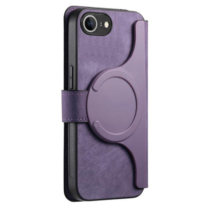 For iPhone 16e CaseNeo MagSafe RFID Anti-theft Retro Leather Phone Case(Purple) - iPhone 16e Cases by CaseNeo | Online Shopping UK | buy2fix