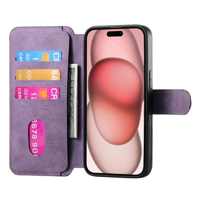 For iPhone 16e CaseNeo MagSafe RFID Anti-theft Retro Leather Phone Case(Purple) - iPhone 16e Cases by CaseNeo | Online Shopping UK | buy2fix