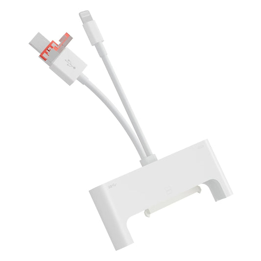 NK-1046TL Pro USB-C / Type-C, 8 Pin, USB to USB-C / Type-C, USB, SATA Interface Multi-function Adapter(White) - Converter & Adapter by buy2fix | Online Shopping UK | buy2fix