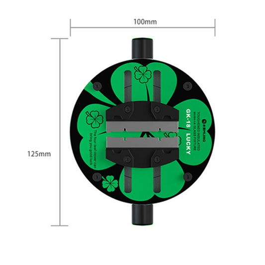 Mijing GK18 Orbicular Universal Toughened Insulated Glass Motherboard Repair Fixture - Repair Fixture by MIJING | Online Shopping UK | buy2fix