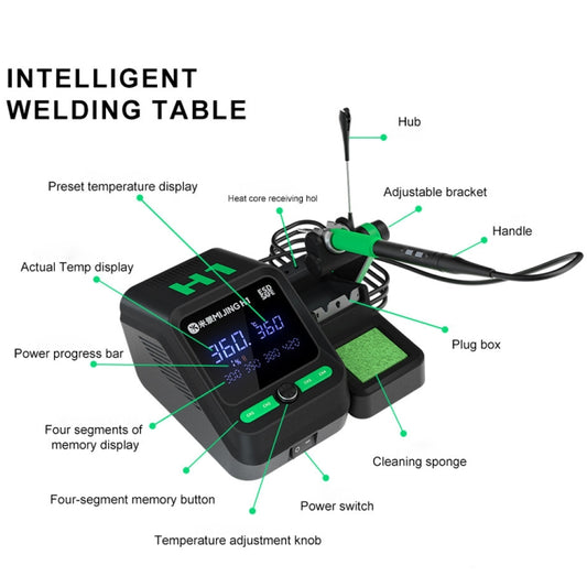Mijing H1 Split Intelligent Temperature Control Soldering Station for Mobile Phone Repair, Plug:US Plug - Electric Soldering Iron by MIJING | Online Shopping UK | buy2fix