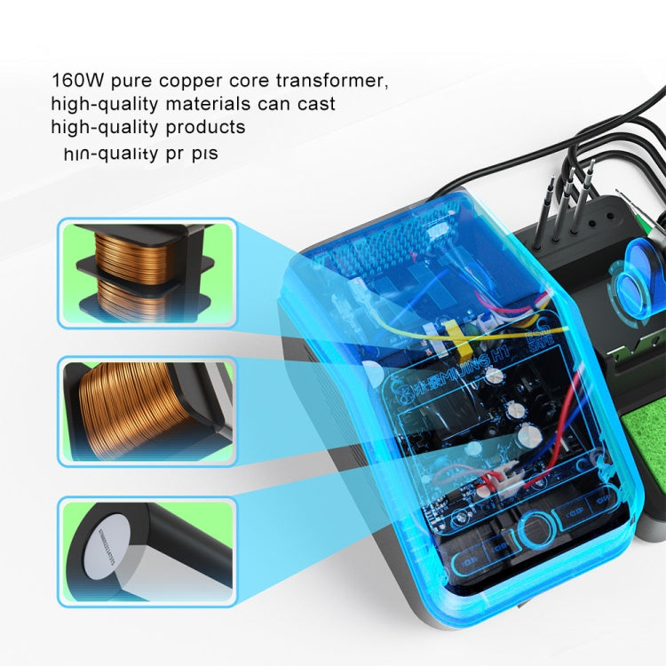 Mijing H1 Split Intelligent Temperature Control Soldering Station for Mobile Phone Repair, Plug:EU Plug - Electric Soldering Iron by MIJING | Online Shopping UK | buy2fix