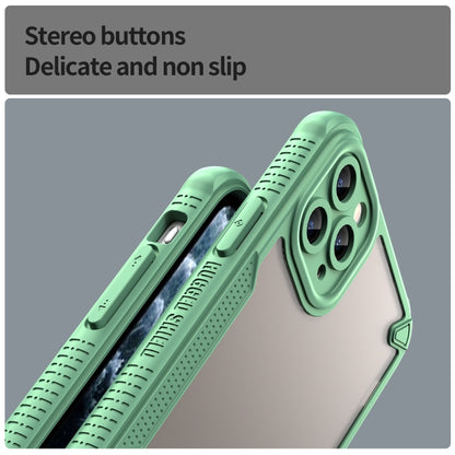 For iPhone 11 Pro Max Armor Glaze PC Hybrid TPU Phone Case(Green) by buy2fix
