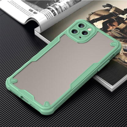 For iPhone 11 Pro Max Armor Glaze PC Hybrid TPU Phone Case(Green) by buy2fix