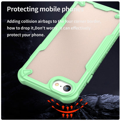For iPhone 8 Armor Glaze PC Hybrid TPU Phone Case(Green) by buy2fix