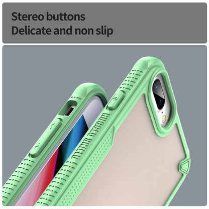 For iPhone 8 Plus Armor Glaze PC Hybrid TPU Phone Case(Green) by buy2fix
