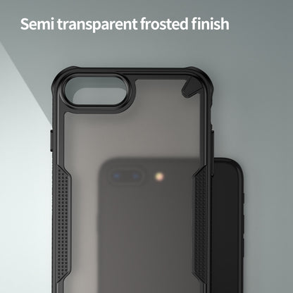 For iPhone 7 Plus Armor Glaze PC Hybrid TPU Phone Case(Black) by buy2fix