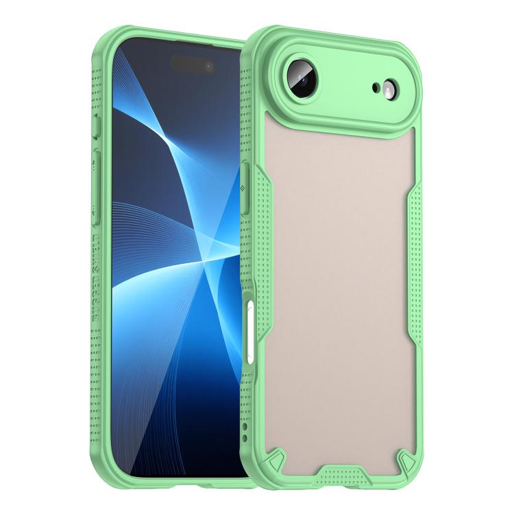 For iPhone Air Armor Glaze PC Hybrid TPU Phone Case(Green) - iPhone Air Cases by buy2fix | Online Shopping UK | buy2fix